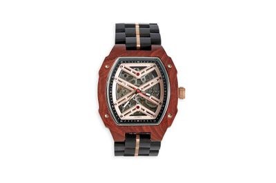 The Mahogany Wood Watch