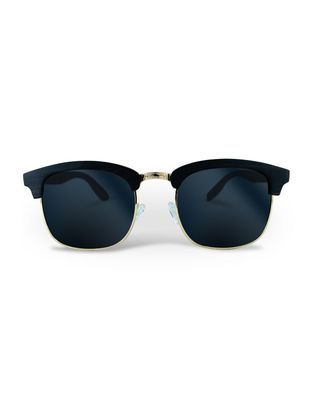 Ebony Wood Explorer Clubmaster Sunglasses