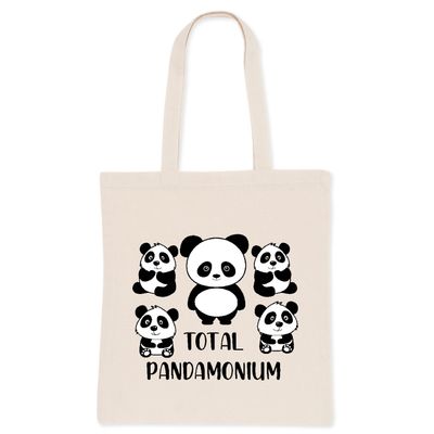 Panda tote bag