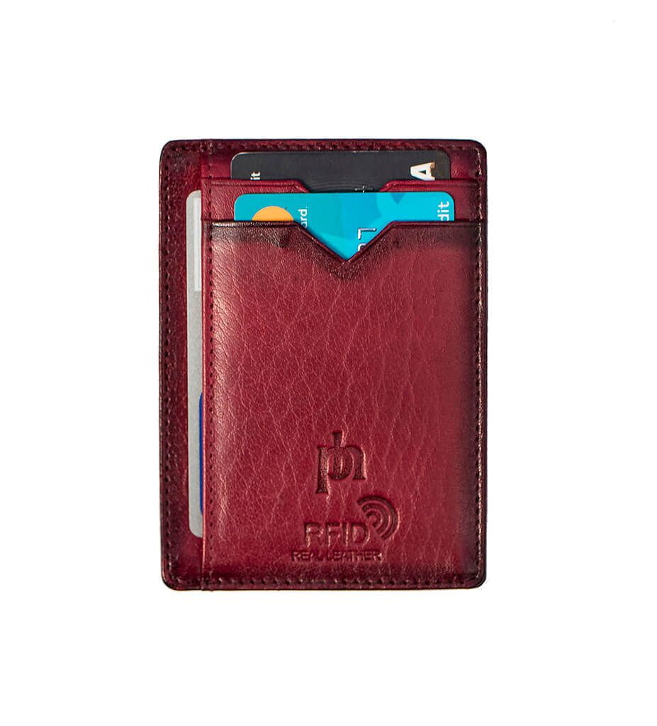 Credit Card Holder Burgundy