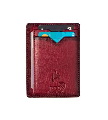 Credit Card Holder Burgundy
