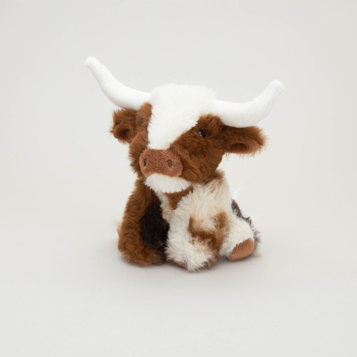 Mini Texas Longhorn Brown/ Cream