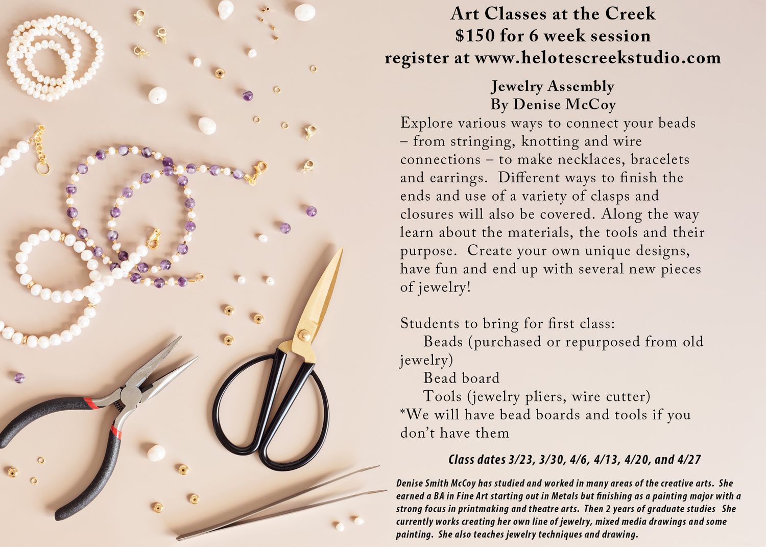 Jewelry Assembly Class