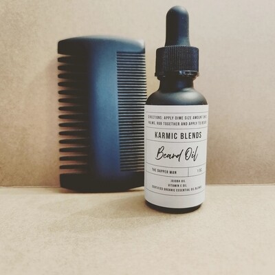 Beard Oil &amp; Comb Bundle