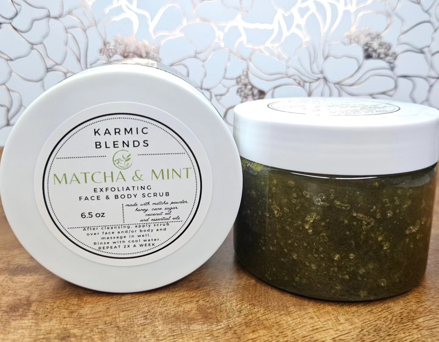 Matcha &amp; Mint - Exfoliating Face &amp; Body Scrub