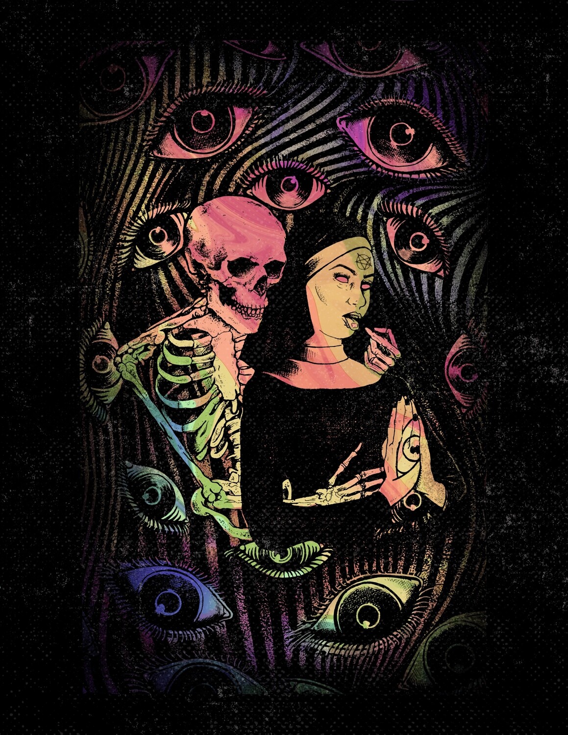 Acid nun print
