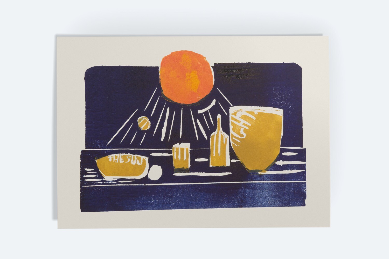 Ella Mittas A4 Woodcut - Five