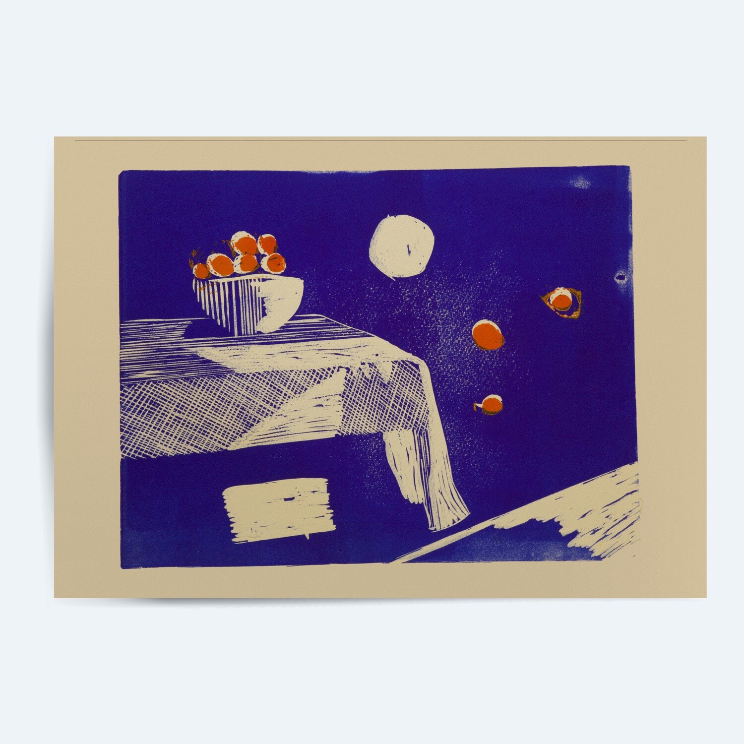 Ella Mittas A3 Woodcut - Six