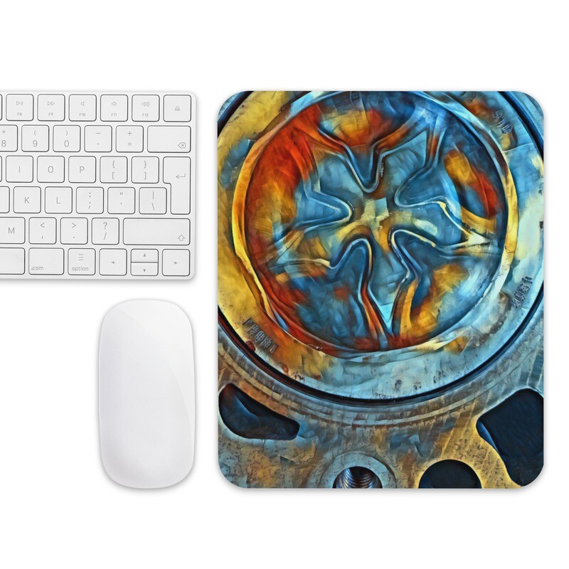 Power Flower Mouse Pad