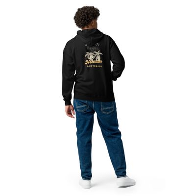 Work Hard Play Hard Unisex Heavy Zip Hoodie