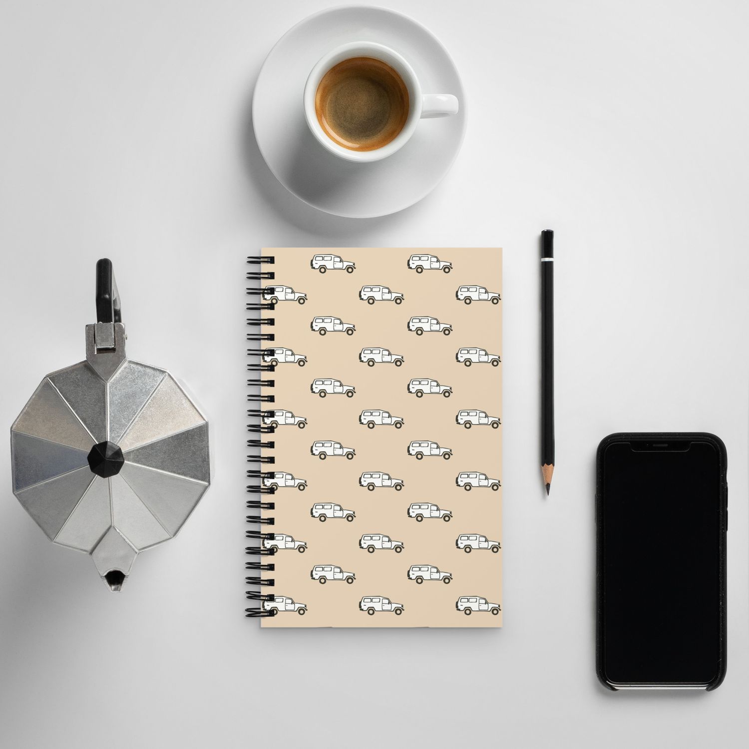 Troopy Spiral notebook