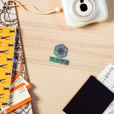 Mechanical Nomads Holographic Stickers