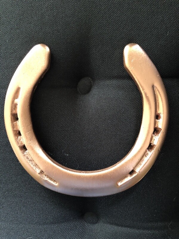 Copper painted horseshoes from Libby's friends (free shipping)