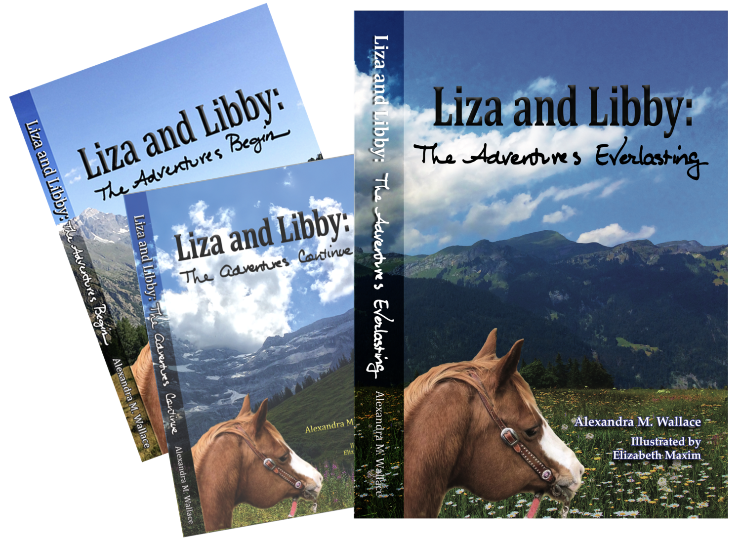 Book One, Two and Three shipped together PAPERBACKS (free shipping)