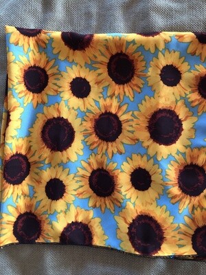 Rustic Cowgirl Rags Sunflower Sky Blue Including Shipping