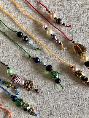 Beaded String Bookmarks