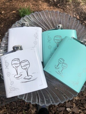 Flasks COLORFUL 6 oz