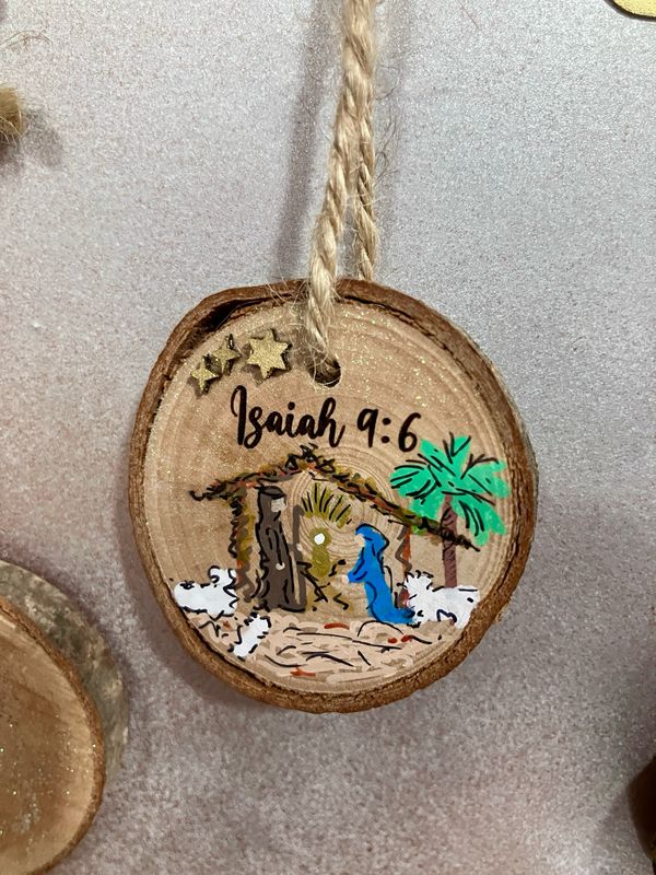 Nativity Ornament includes U.S. shipping