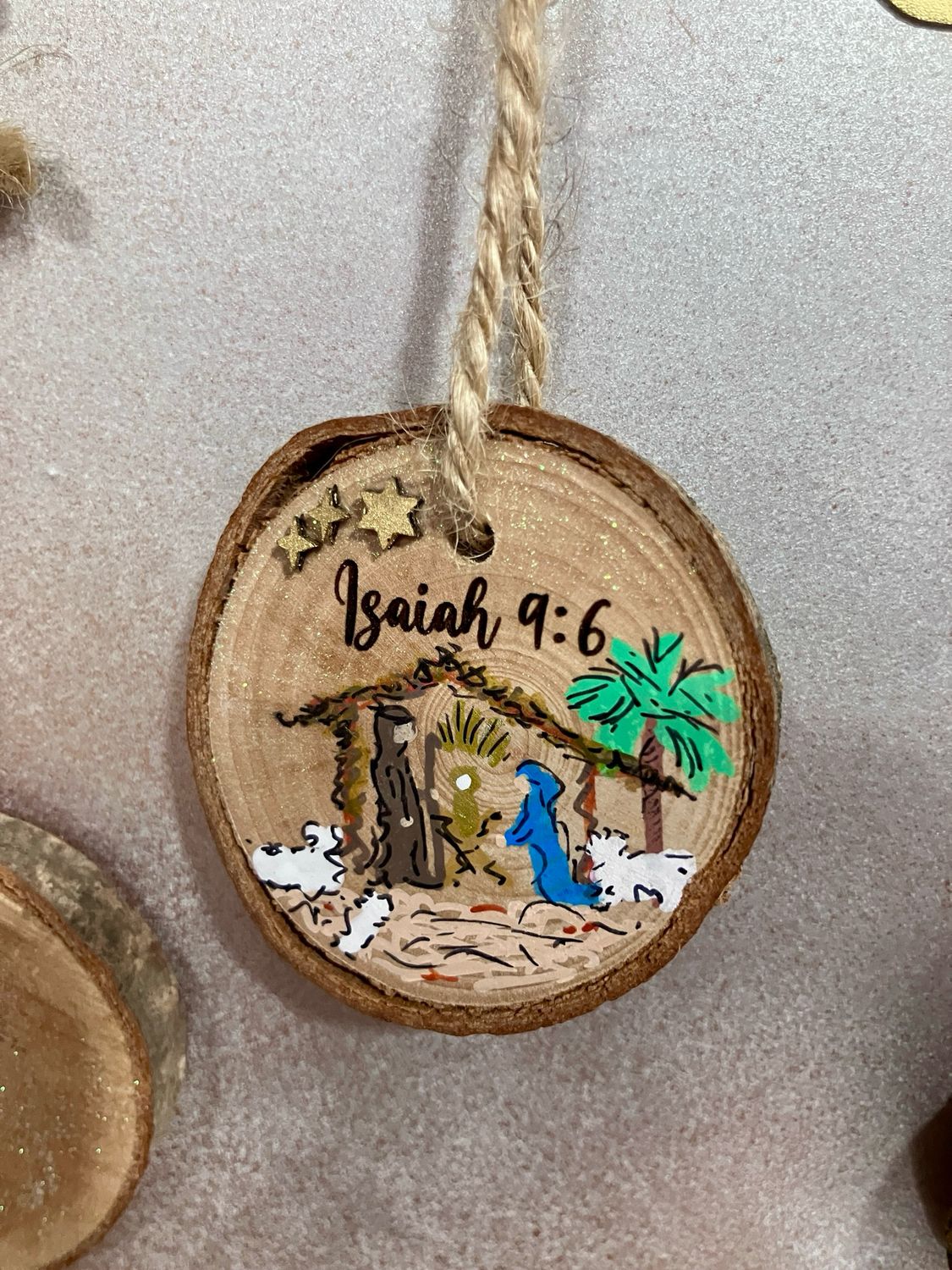 Nativity Ornament includes U.S. shipping