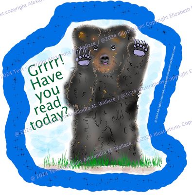 COMING SOON! Grrr Bear Sticker from the Emma book series COMING SOON! Grrr Bear Sticker from the Emma book series