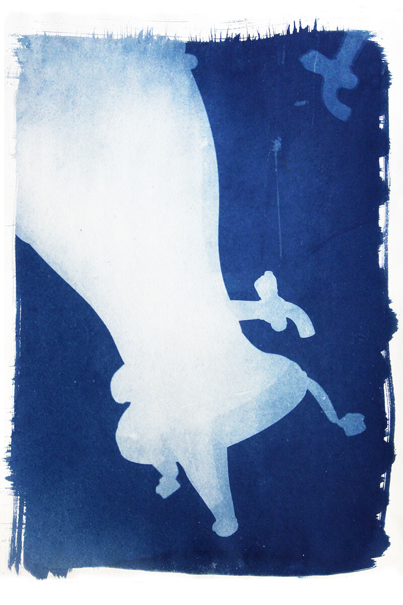Cyanotype prints 30x40 cm