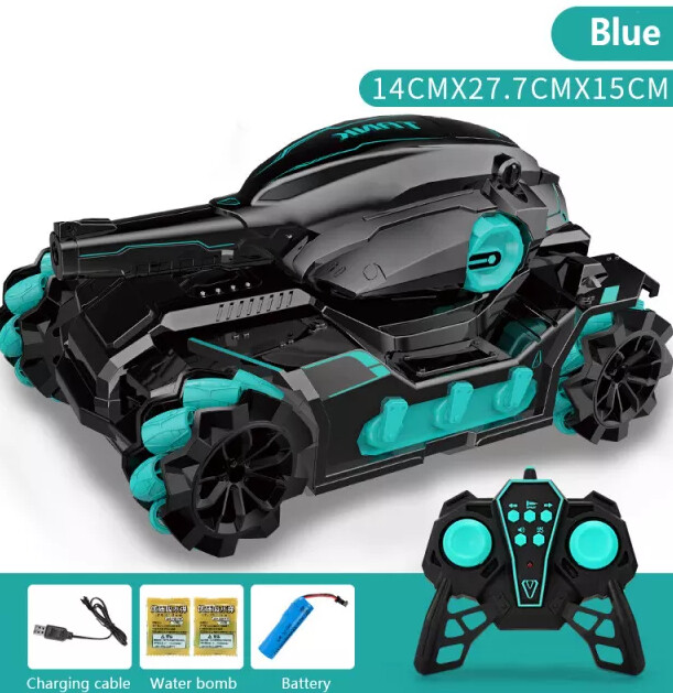 Rc Tank Toy 2.4G Radio Controlled Car 4WD Crawler Water Bomb War Tank Control Gestures Multiplayer Tank RC Toy For Boy Kids Gift
