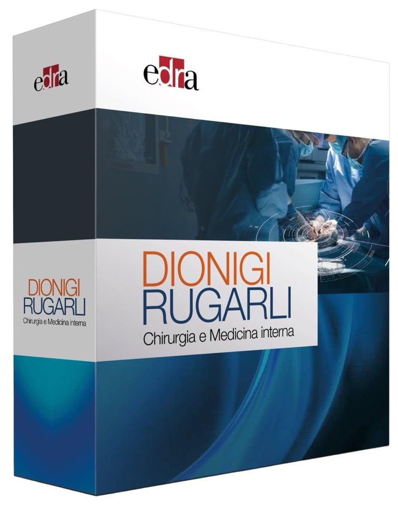 Cofanetto Dionigi - Chirurgia VII edizione + Rugarli - Medicina interna sistematica VIII edizione ( 2+2 volumi )