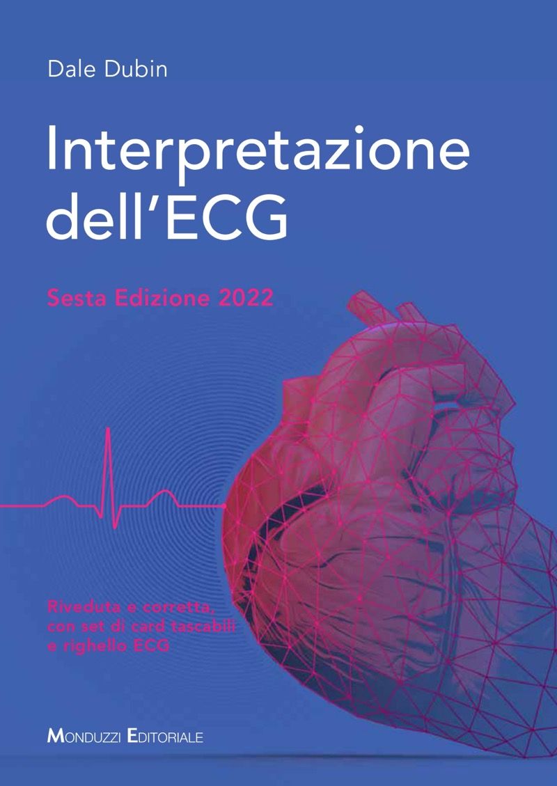 Dubin - Interpretazione dell' ECG ( elettrocardiogramma ) - Con set di card tascabili e righello ECG