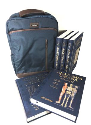 Trattato di Anatomia Umana 2021 + Atlante di Anatomia Umana + zaino
