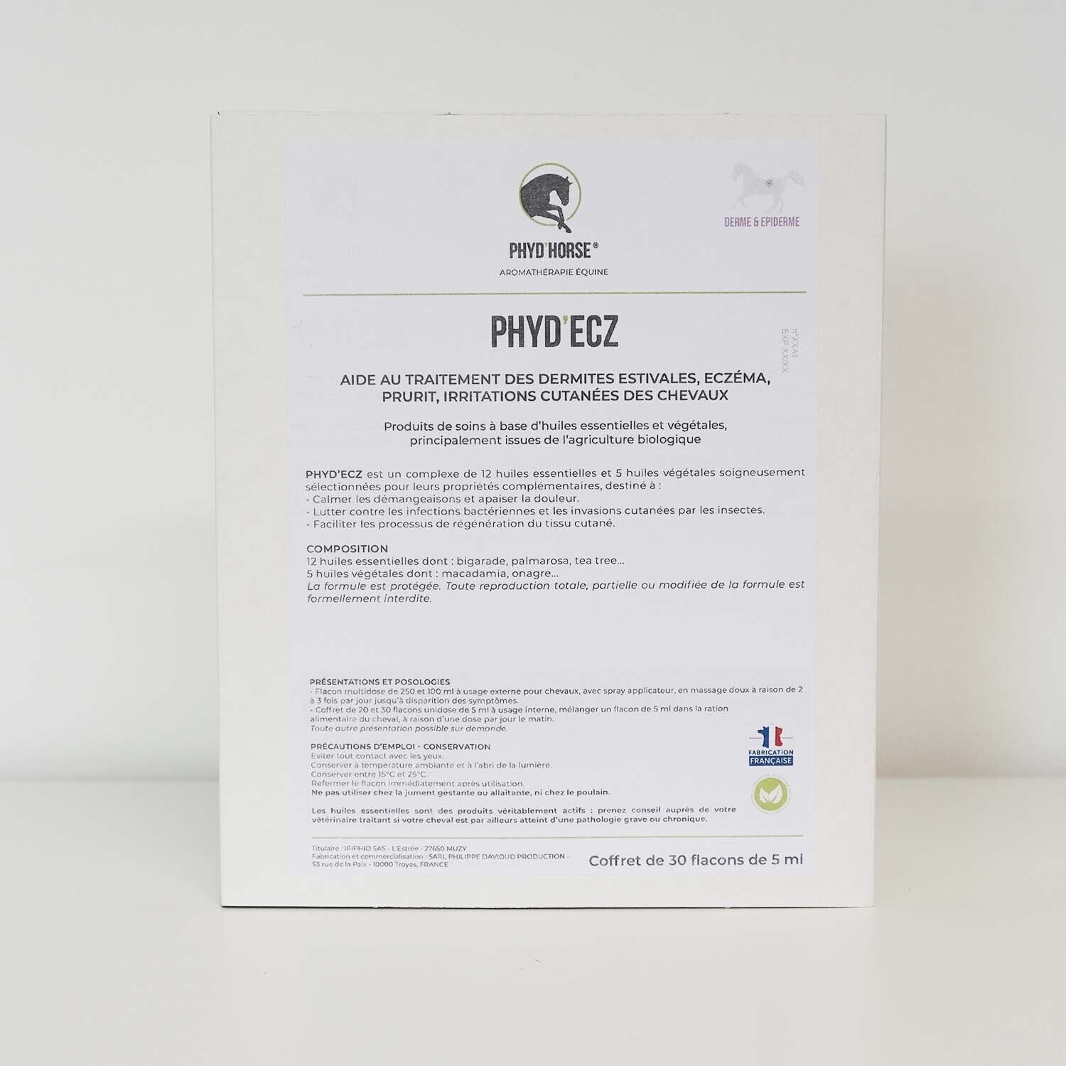 Phyd'Ecz, coffret de 30 flacons unidose 5 ml