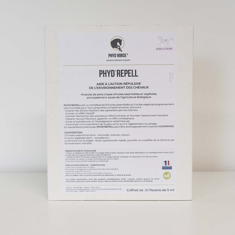 Phyd'Repell, coffret de 20 flacons unidose 5 ml