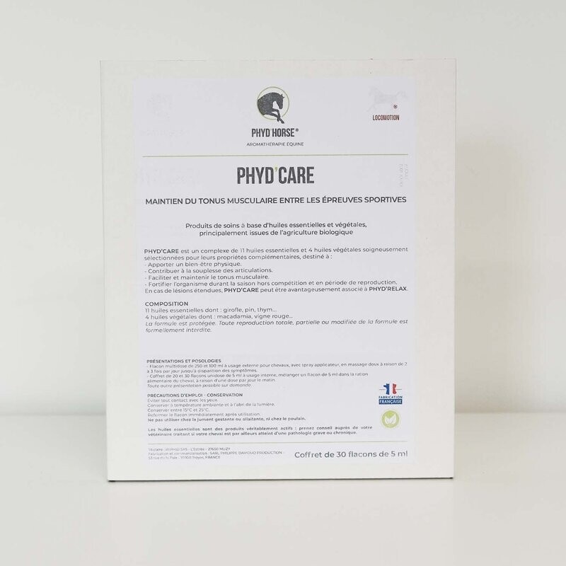 Phyd'Care, coffret de 30 flacons unidose 5 ml