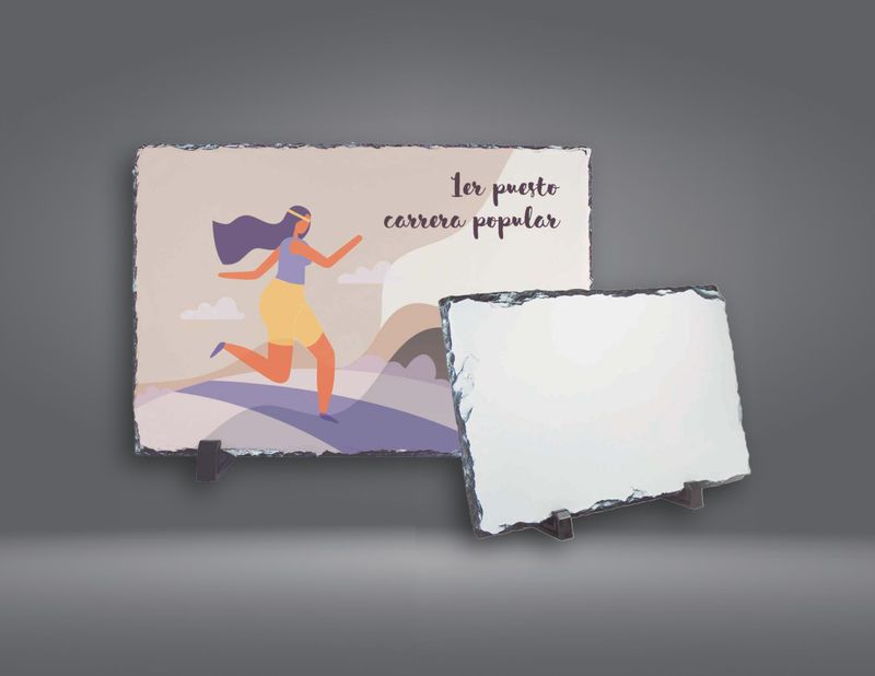 Premio cerámica rectangular