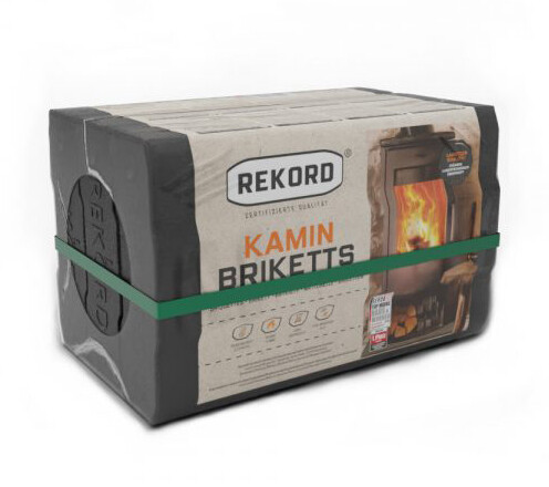 1 pak bruinkool briketten 10 kg - AFGEHAALD
