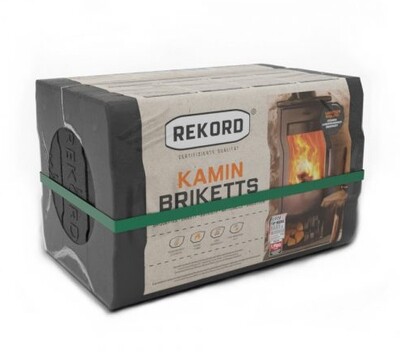 1 pak bruinkool briketten 10 kg - AFGEHAALD