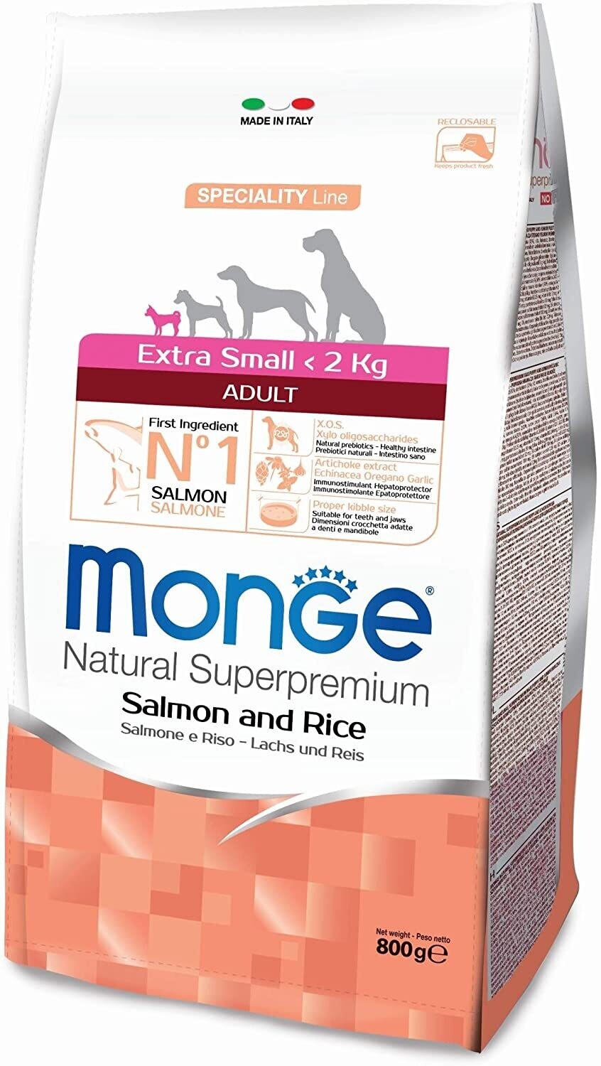 Monge - Extra Small Adult Salmone e Riso