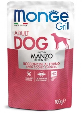 Monge Grill Bocconcini – Ricco in Manzo – Adult
