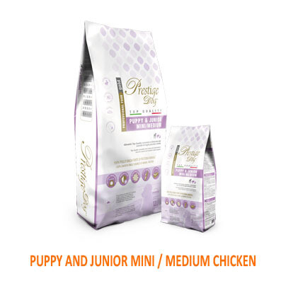 Prestige - Mini Medium Puppy & junior Pollo 12kg