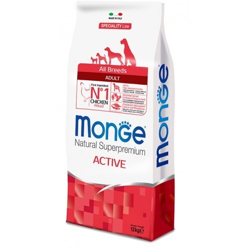 Monge - All Breeds Adult Active con Pollo 12kg