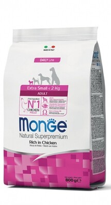 Monge - Natural Super premium Extra Small Adult con Pollo