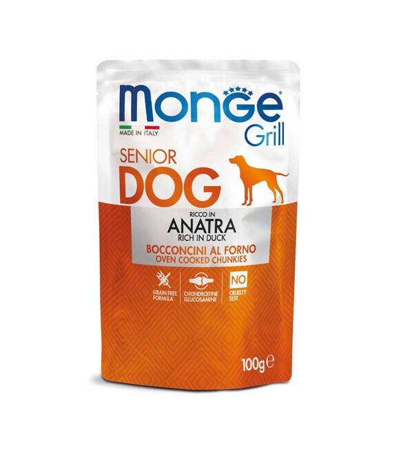 Monge Grill Bocconcini – Ricco in Anatra – Senior
