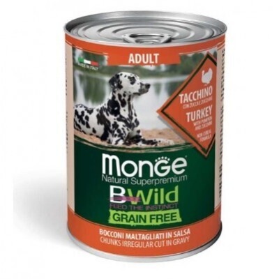 Monge - Natural Superpremium B-Wild Adult Tacchino