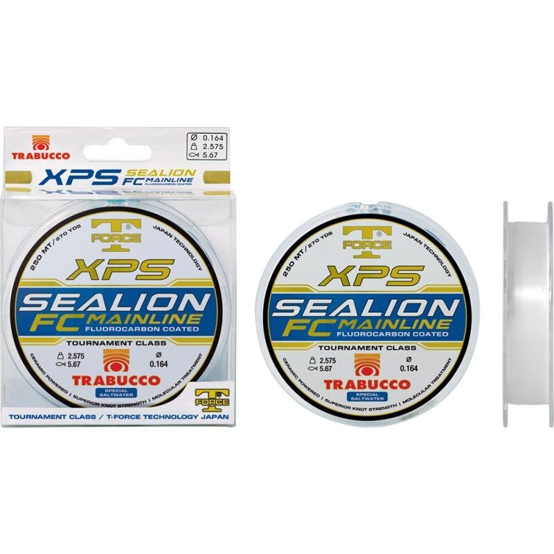 Filo da pesca - TRABUCCO XPS SEALION FC MAINLINE 250mt 0,16mm