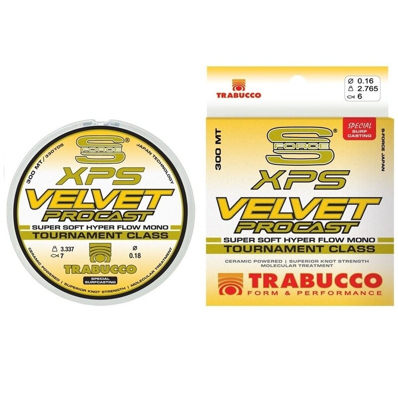 FILO TRABUCCO VELVET PROCAST 300M 0.20MM
