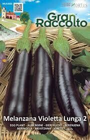 HORTUS Gran Raccolto Melanzana Violetta Lunga 2