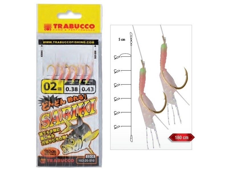 TRABUCCO SABIKI 183-20-510 SIZE 02 - Branch O.38mm /Main 0.43mm