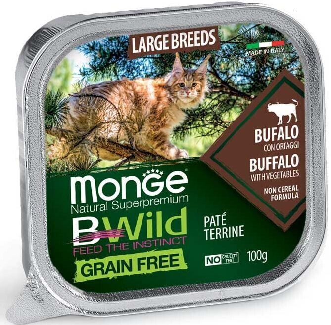 MONGE-BWild Grain Free Gatto Adulto Bufalo