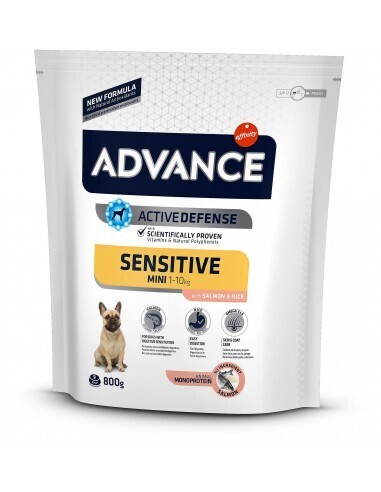 Advance Dog Adult Sensitive Mini Salmone e Riso
