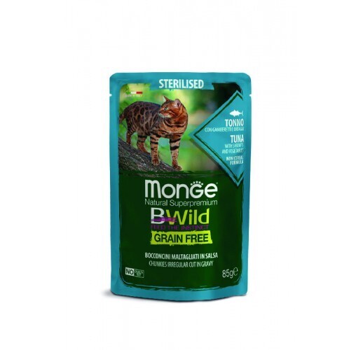 MONGE-BWILD GATTO STERILIZZATO TONNO