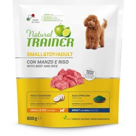 TRAINER - Small Toy Adult Manzo - Riso 800gr